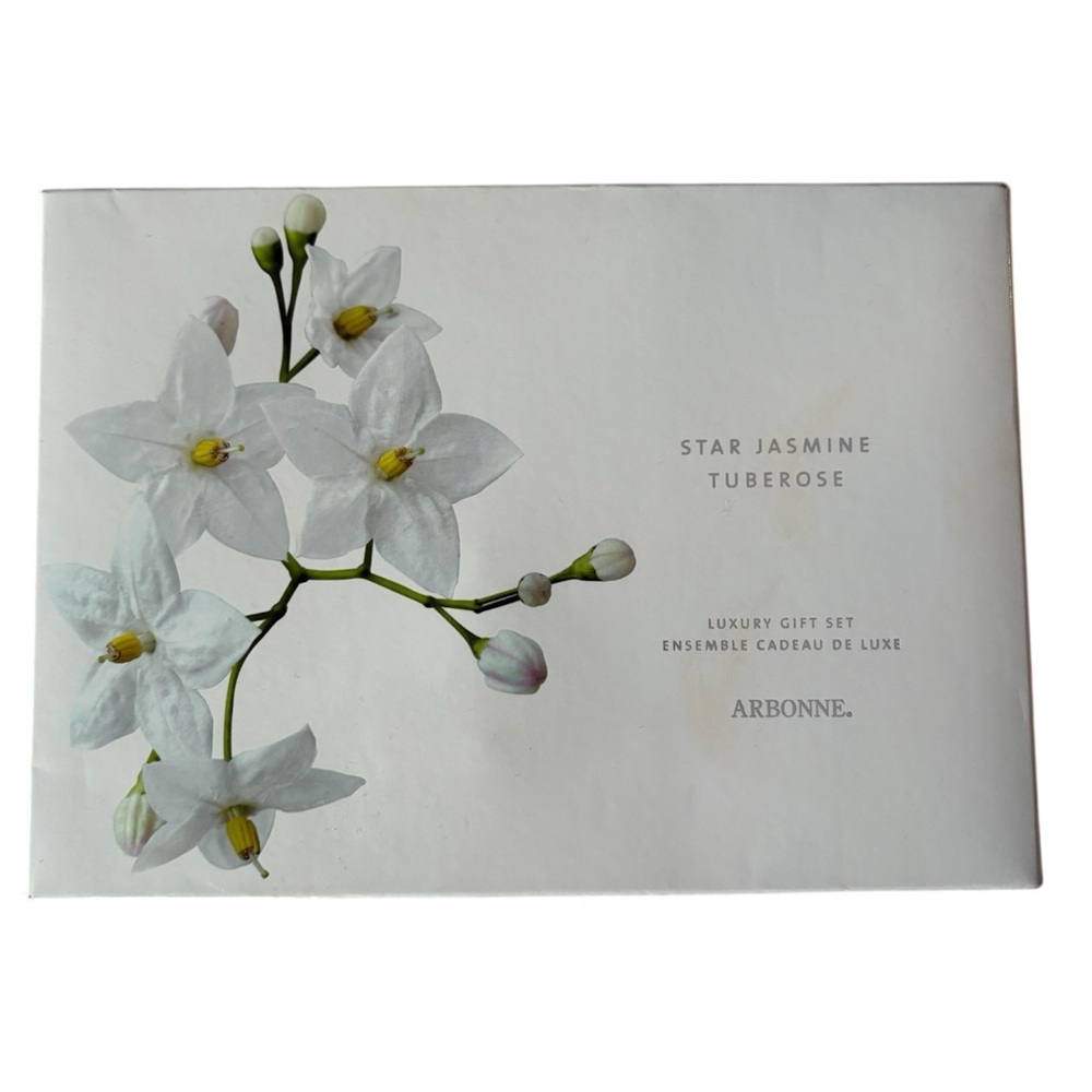 Arbonne Jasmine Tuberose Luxury Set New In Box